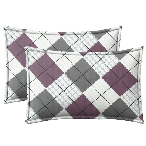 RRC Super Soft Microfiber Cotton Pillow Covers Set of 4-18" x 27" Inches, Multicolor - Image 2
