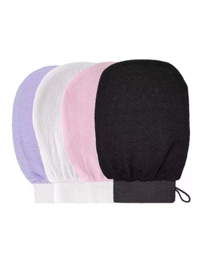 Korean Exfoliating Bath Gloves Body Scrub Washcloth, Deep Cleansing Shower Sponge, Random Color - Image 1