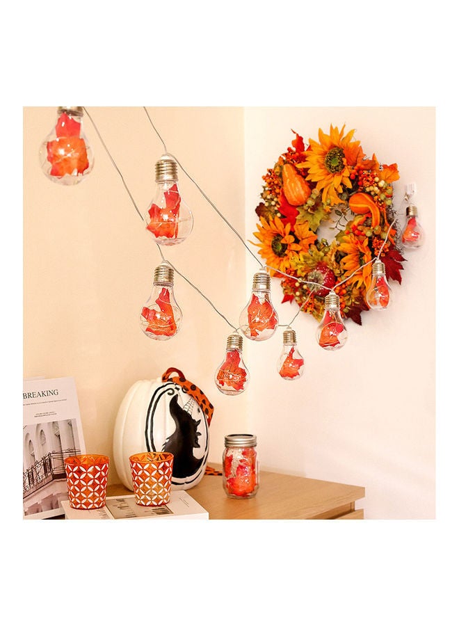 Loquat 10-Piece LED String Lights Orange - Image 5