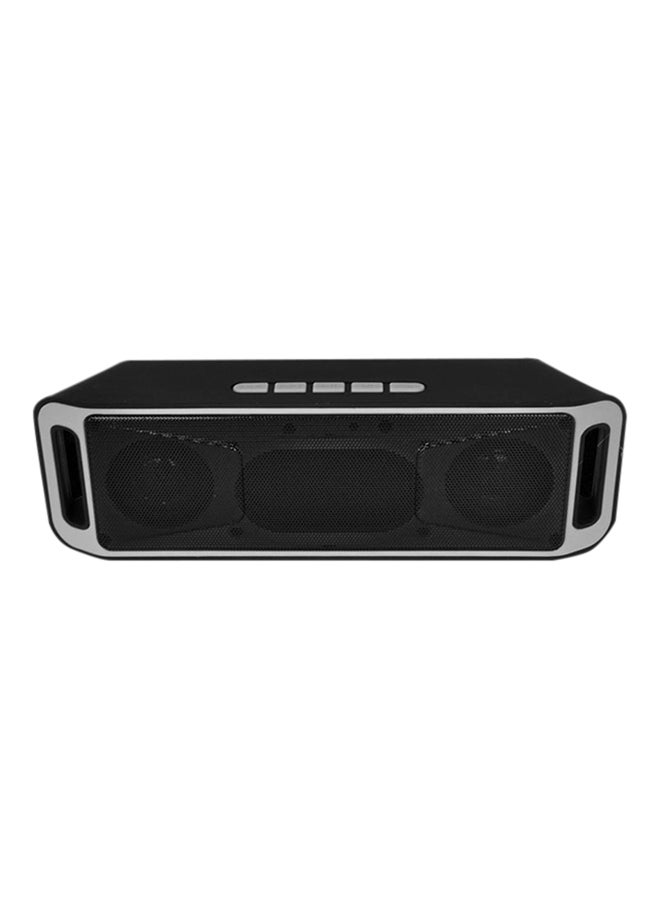 NIBEMINENT Bluetooth Stereo Speaker With Mic Black/Grey