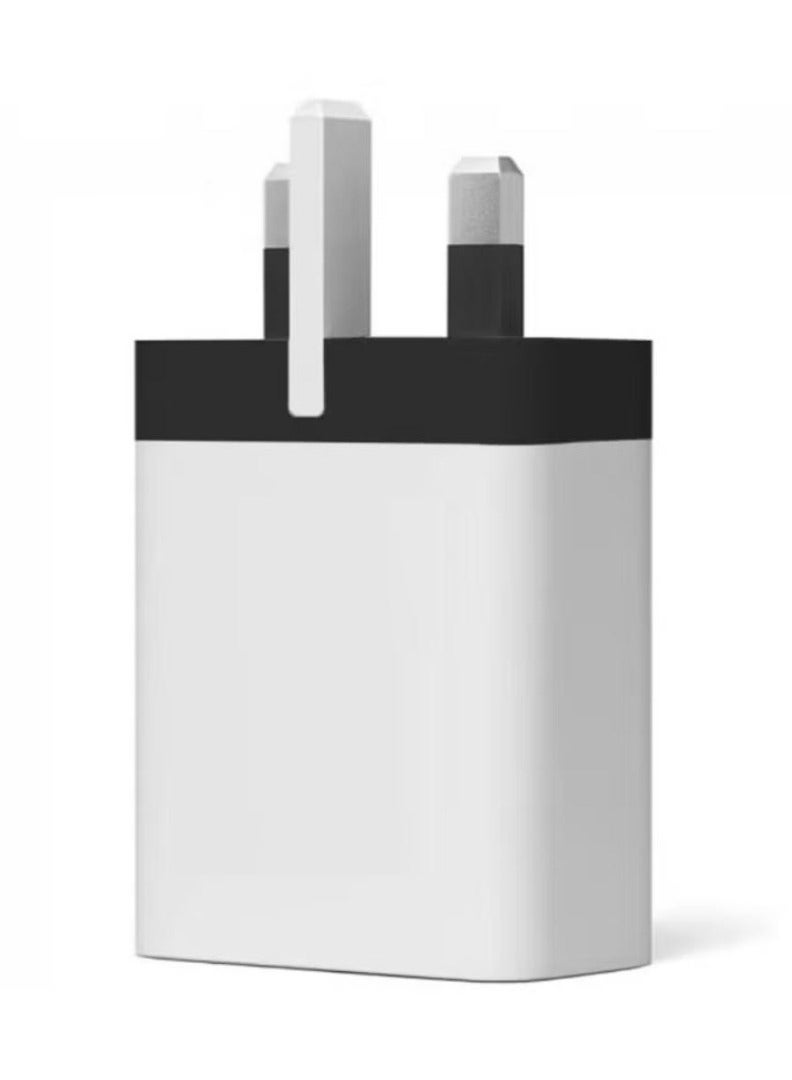 MUNTAQI 30W USB-C PD Fast Charger with UK 3-Pin Plug | Power Delivery Wall Adapter for Smartphones, Tablets, and USB-C Devices | Compact & Travel-Friendly High-Speed Charging | Overheat & Overcharge Protection | Universal Compatibility - Image 1