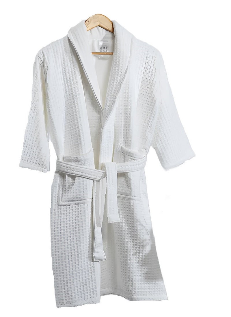 Blueberry - Plush And Absorbent Unisex  Bathrobe Standard Size - Image 1