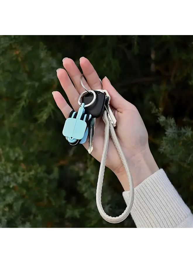 Black Portable Hair Tie Holder Heavy Duty Plastic Organizer With Hanging Loop - Image 4