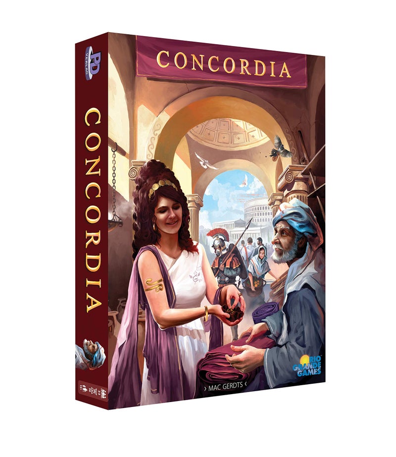 Rio Grande Games: Concordia, Historical Strategy Board Game, Average Play Time 90 Minutes, 2 to 5 Players, for Ages 14 and up - Image 1