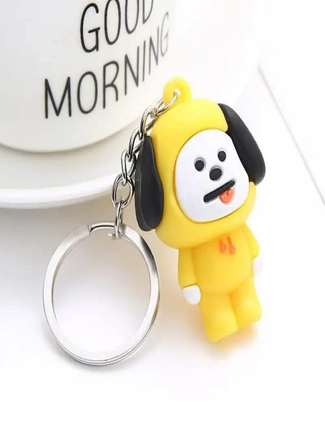 Careflection BTS BT21 Army Keychains for Korean Kpop Fandom for Girls and Boys (Chimmy) - Image 3