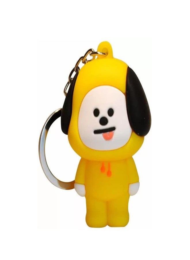 Careflection BTS BT21 Army Keychains for Korean Kpop Fandom for Girls and Boys (Chimmy) - Image 1
