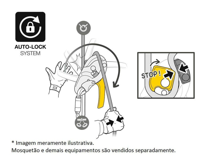 PETZL Unisex's Rig Accessory for Climbing, Yellow, UNI - Image 4