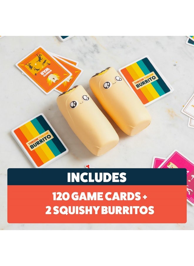 Exploding Kittens LLC Exploding Kittens Presents Throw Throw Burrito - A Dodgeball Card Game - Family Card Games for Adults, Teens & Kids - 2-6 Players - Ages 7 and Up - 120 Cards  - Image 4