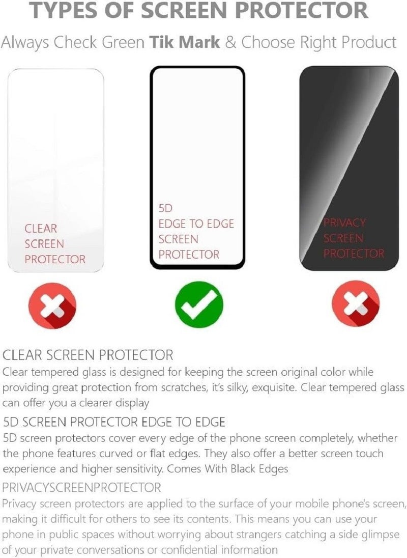 Generic - 2 Pack Tempered Glass Screen Protector 5D Designed For iPhone 11 Pro Max Full Screen Coverage And Bubble Free - Image 1