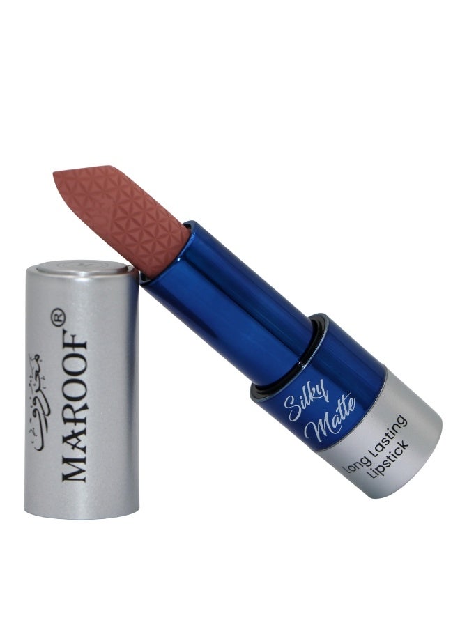 MAROOF Silky Matte Long Lasting Lipstick 3.8g, 22 Fresh Peach - Image 3