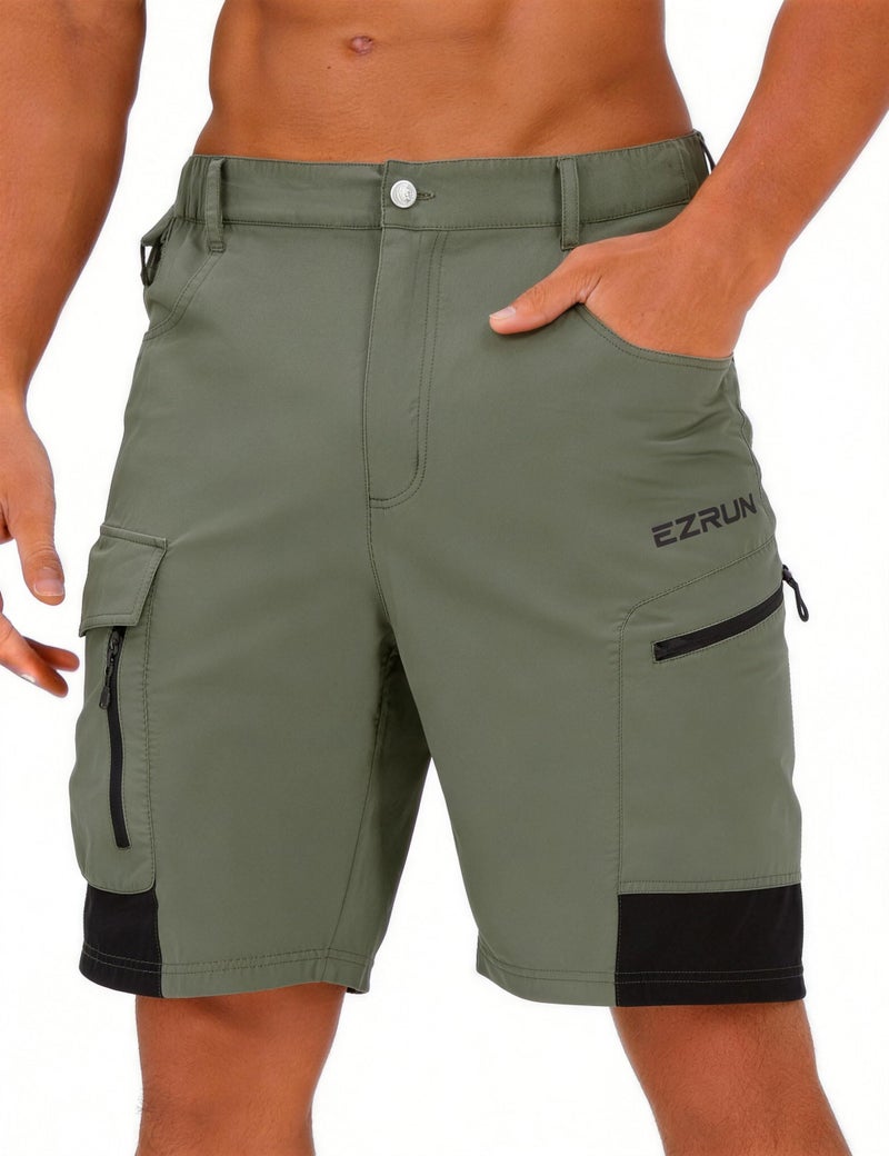 EZRUN Men's Hiking Cargo Shorts Quick Dry Golf Outdoor Work Tactical Shorts with Multi Pocket for Fishing Travel - Image 1