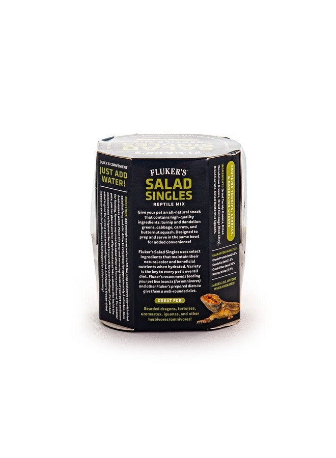 Fluker's Salad Singles All Natural Reptile Mix, Just Add Water, Each Pack Makes 2 oz of Food, for Bearded Dragons and Other Herbivores/Omnivores, 3,Pack 0.65 oz - Image 3