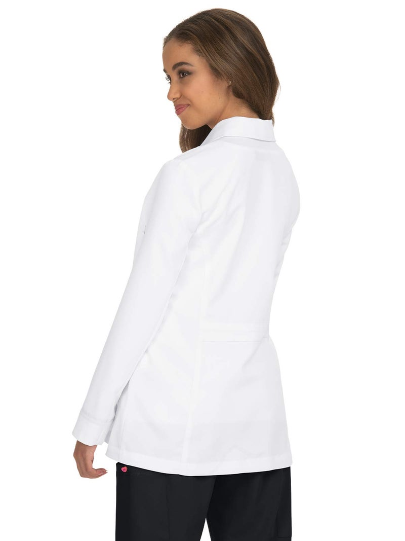 KOI Betsey Johnson B402 Canna Lab Coat (White, Small) - Image 2