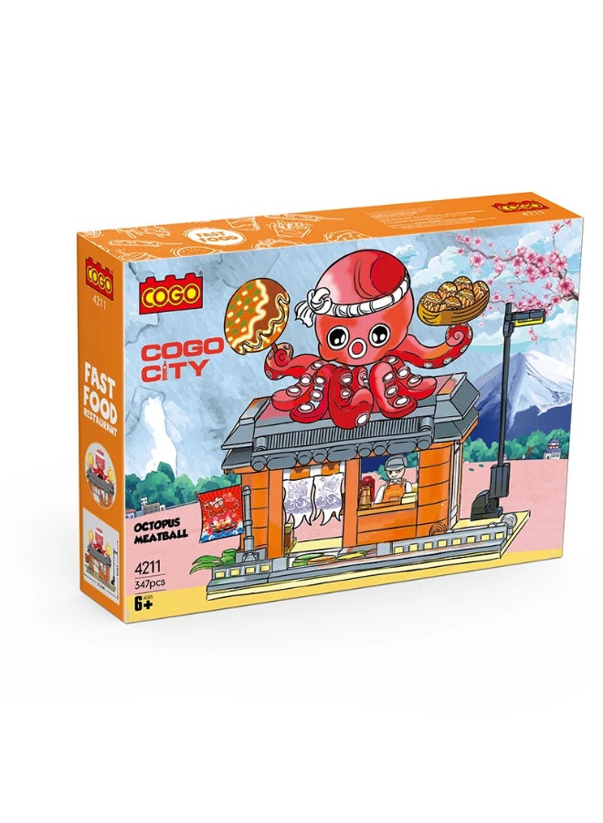 COGO Creative Octopus Restaurant Building Set  - Image 1