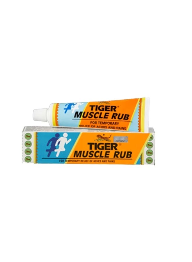تايجر بالم Muscle Rub كريم للعضلات 60 جم – كريم تدليك موضعي بالمنثول والكافور وزيت الوينترجرين – تركيبة منعشة للاستخدام على العضلات