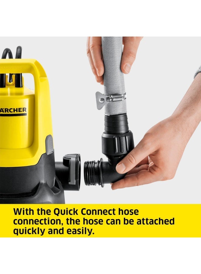 Karcher SP 11.000 Dirt Submersible Pump, Flow Rate: 11,000 l/h, Immersion Depth: max. 7 m, for Dirty Water with Particles up to a Size of 20 mm, Residual Water Height: 25 mm, Pressure: 0.7 bar - Image 5