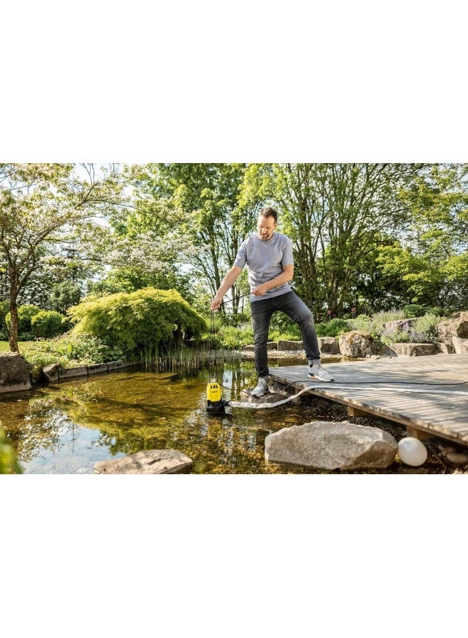 Karcher SP 11.000 Dirt Submersible Pump, Flow Rate: 11,000 l/h, Immersion Depth: max. 7 m, for Dirty Water with Particles up to a Size of 20 mm, Residual Water Height: 25 mm, Pressure: 0.7 bar - Image 2