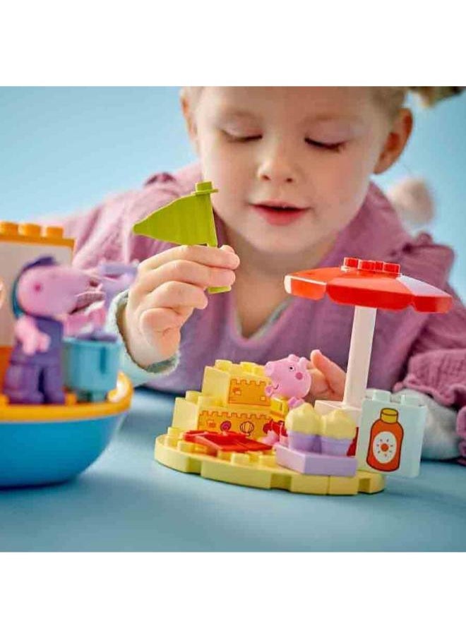 LEGO Peppa Pig Boat Trip Building Toy - 21 PCS  - Image 2