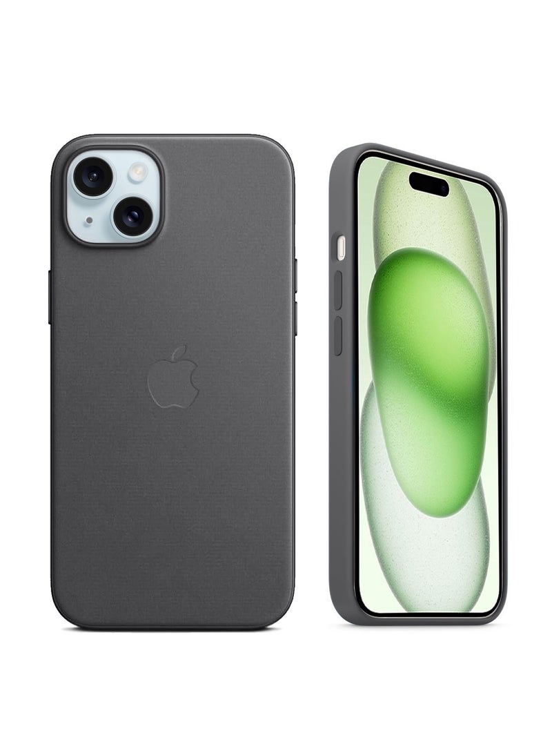 Wtech Soft Liquid Silicone Case Cover With MagSafe For Apple iPhone 15 Plus 2023 Grey - Image 1