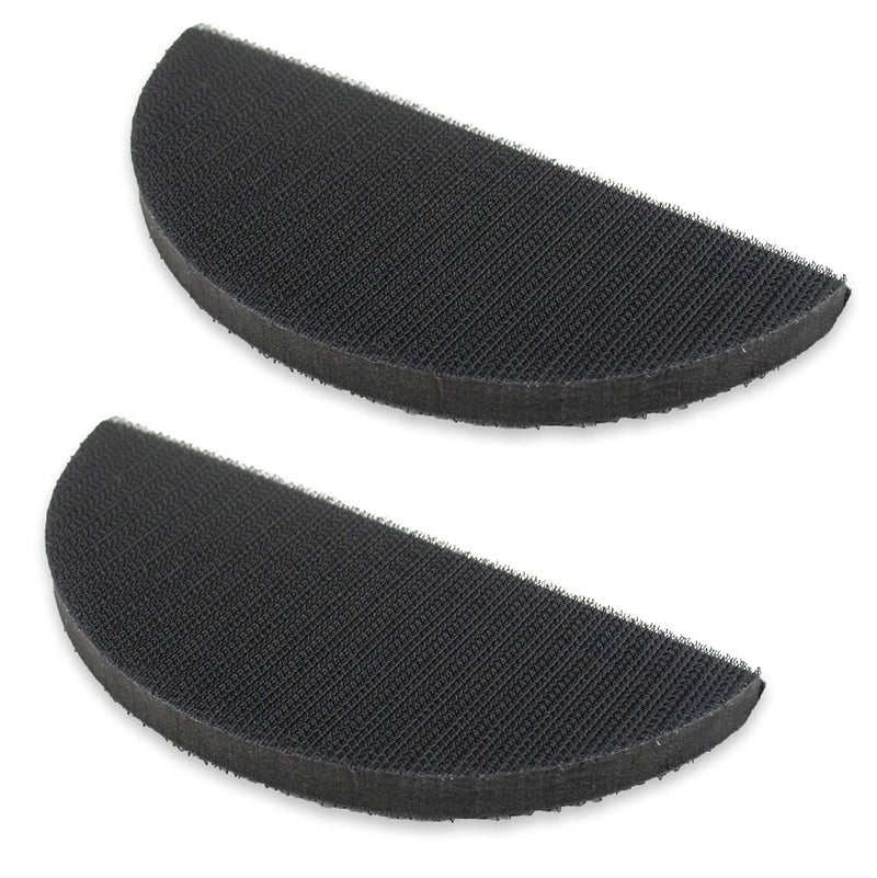 Tool Guy Republic TGR Half Moon Hand Sanding Pad - Hook and Loop (2 Pack) (6 inch) - Image 2