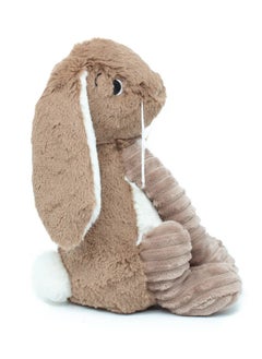 Les Deglingos Toudou the Rabbit Plush Toy - Beige Corduroy Bunny with Soft Ears, Eco-Friendly, Machine Washable, Ideal for Babies and Toddlers  - Image 2