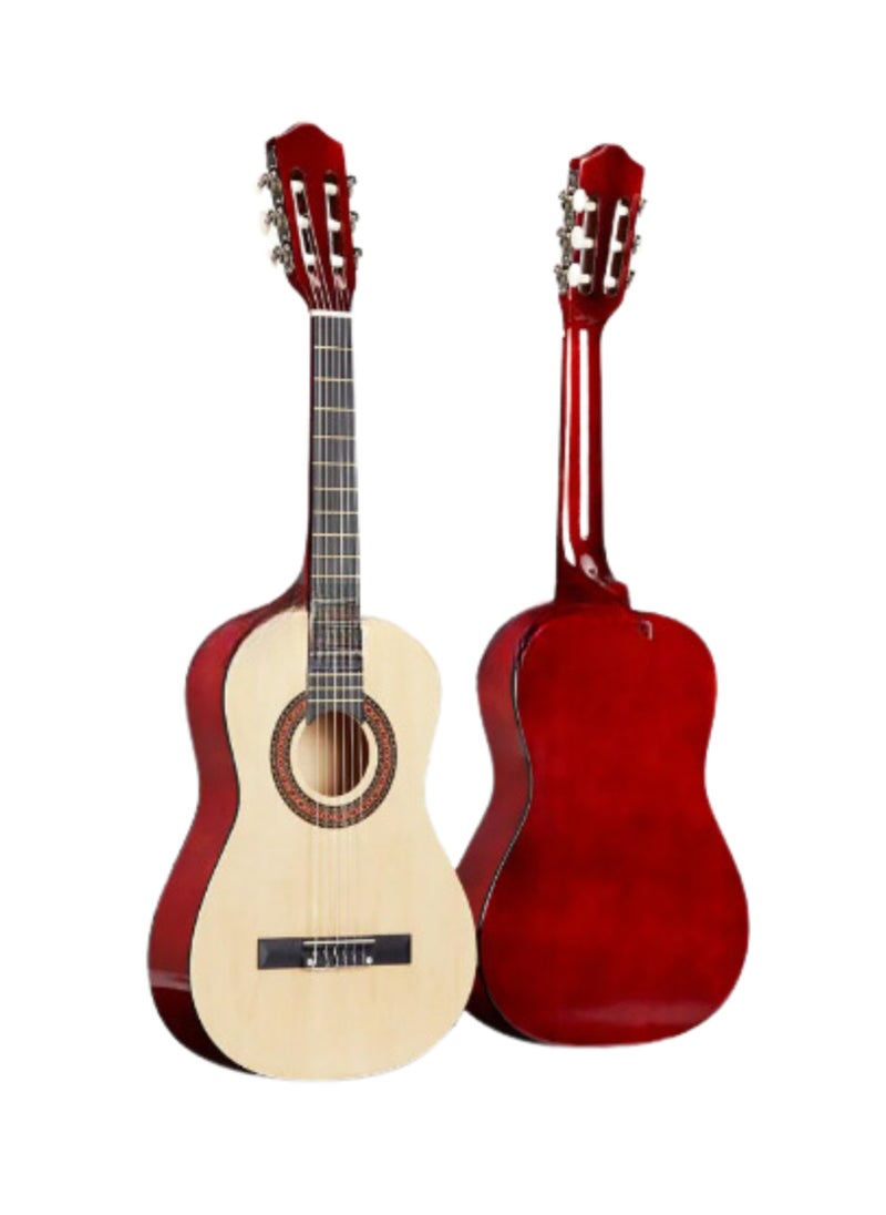 Megarya 39” Classical Guitar with Nylon Strings Guitar with Truss Rod for Beginner Professional Acoustic with Bag, Strap, Capo, Picks(Natural)  - Image 3