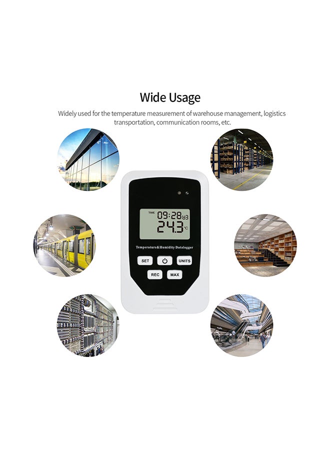 Mini Usb Humidity Temperature Data Logger White 15.50x6x11centimeter - Image 4