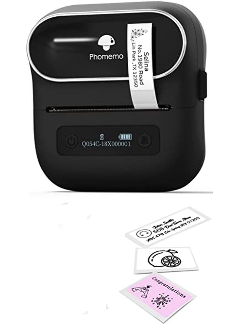 phomemo M220 Label Maker Label Printer Bluetooth Thermal Sticker Printer For Barcode  Organizing  Mailing Small Business Storage Compatible With PhonePCs Support  - Image 1