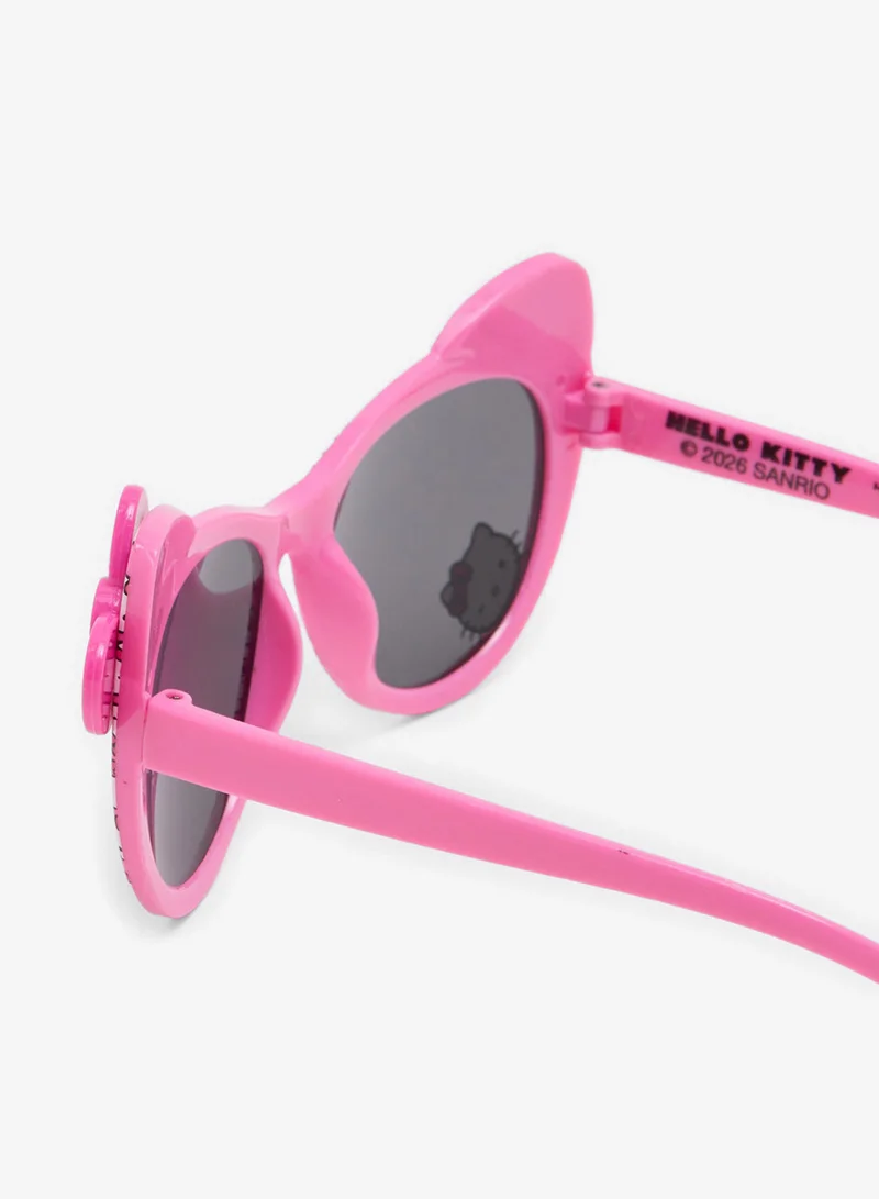 Redtag Girls Pink Hello Kitty Print Cat Eye Sunglasses