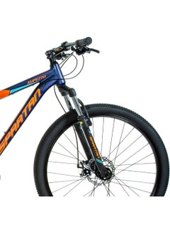 Spartan Ampezzo Men's Mountain bike| 27.5 inch wheel size |21 Speed Shimano gear| for Adult | Blue  - Image 5