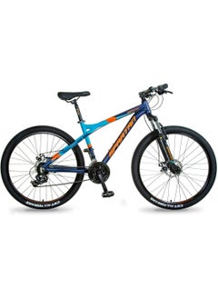 Spartan Ampezzo Men's Mountain bike| 27.5 inch wheel size |21 Speed Shimano gear| for Adult | Blue  - Image 2