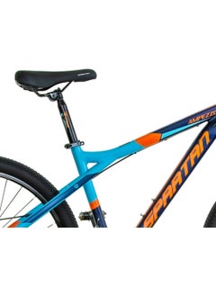 Spartan Ampezzo Men's Mountain bike| 27.5 inch wheel size |21 Speed Shimano gear| for Adult | Blue  - Image 4