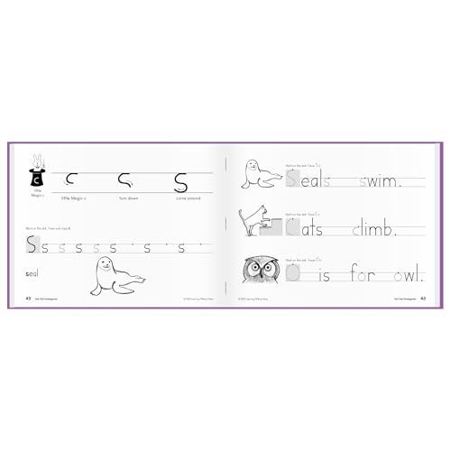 Learning Without Tears Kick Start Kindergarten, Age 3+, Preschool, Handwriting Practice, Writing Book, School & Home, Language Arts, Tutoring, Sensory - Image 5