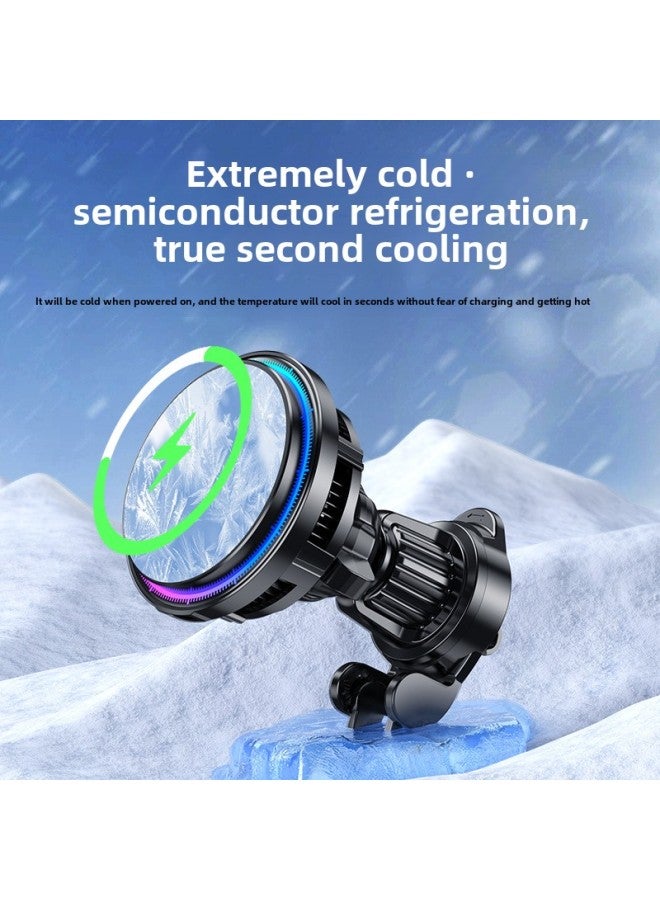 Source Direct Supply X82 Car Holder Wireless Charging Mobile Phone Radiator Semiconductor Refrigeration Discount-Color:X82 Car Mount Wireless Charging Semiconductor Mobile Phone Radiator  - Image 3
