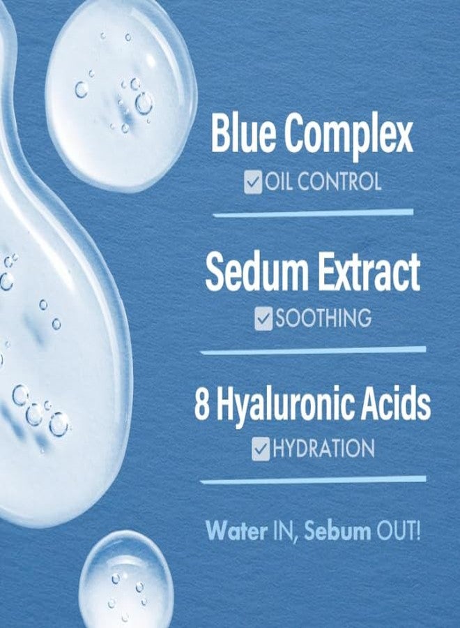 DASHU Blue Sedum Water Serum | Hydrating Skin Serum Water Based Moisturizer for Face 8 Hyaluronic Acids | Men’s Grooming Essentials 2.19 fl oz - Image 5
