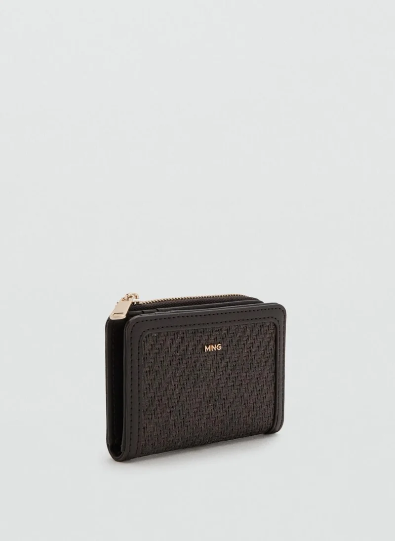 MANGO Small Textured Purse
