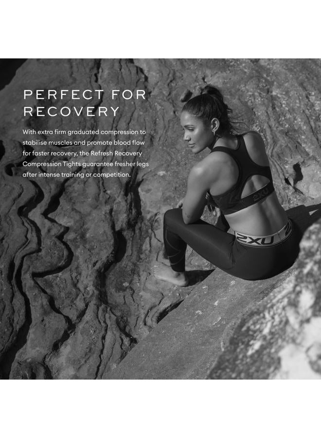 2XU WA4420B-REFRESH RECOVERY TIGHTS-BLK/NRO-M - Image 3