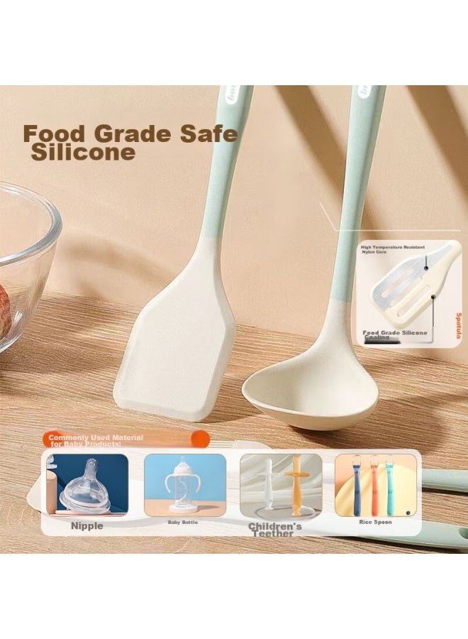 Bayco Silicone Spatula, Food-grade Spatula, Soup Ladle, Oil Brush, Baby Food Tool, Non-stick Pan, Wok, Cooking Spatula Bc5798 - Image 3