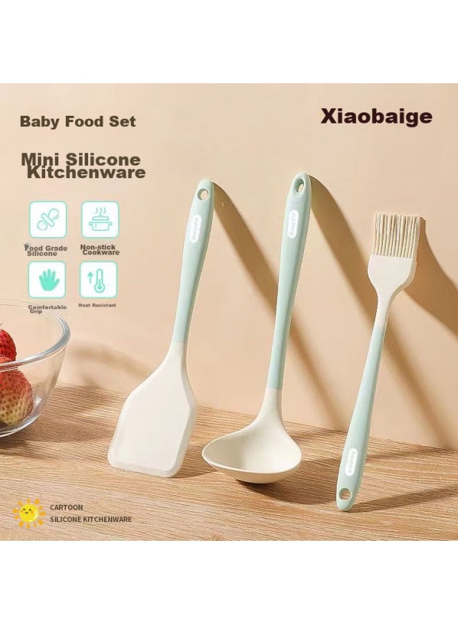 Bayco Silicone Spatula, Food-grade Spatula, Soup Ladle, Oil Brush, Baby Food Tool, Non-stick Pan, Wok, Cooking Spatula Bc5798 - Image 1
