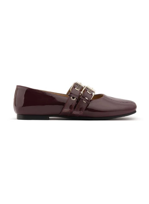 Double Belt Flat Mary Janes