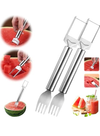 Watermelon Cutter 2-in-1 Stainless Steel, Kitchen Camping Gadget (2Pack) - pzsku/Z65E1558914B1AE58CE01Z/45/_/1730963353/56296154-73d5-4c51-b242-b0c0461ddbce