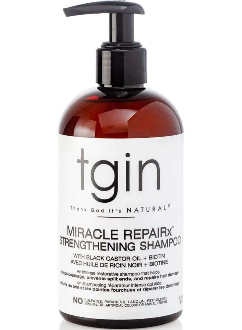 Tgin Thank God Its Natural Miracle Repairx Strengthening Shampoo 13oz