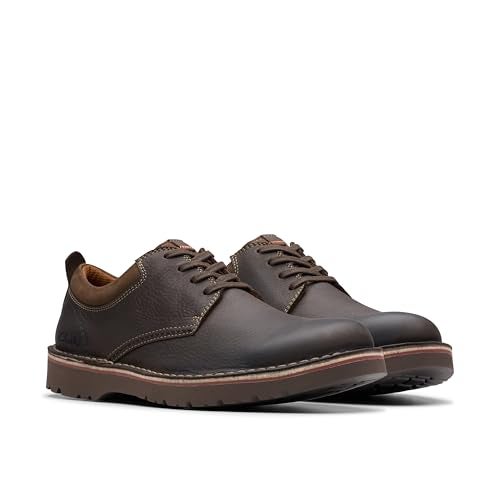 clarks حذاء كلاركس كولكشن للرجال إيستريدج لو أوكسفورد، جلد بني داكن، 7.5 متوسط أمريكي - Image 5