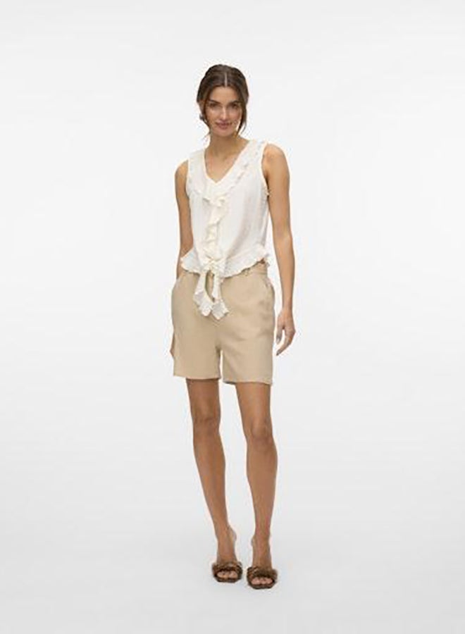 VERO MODA Vmida Sl Frill Top Jrs Ga - Image 1