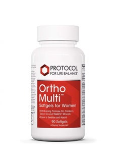 Protocol For Life Balance Protocol Ortho Multi - Antioxidants, Bone Health, Multivitamin for Women - 90 Softgels  - Image 1