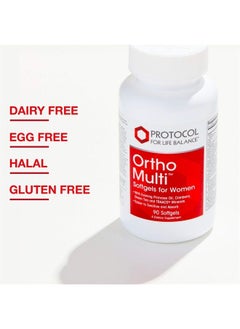 Protocol For Life Balance Protocol Ortho Multi - Antioxidants, Bone Health, Multivitamin for Women - 90 Softgels  - Image 5