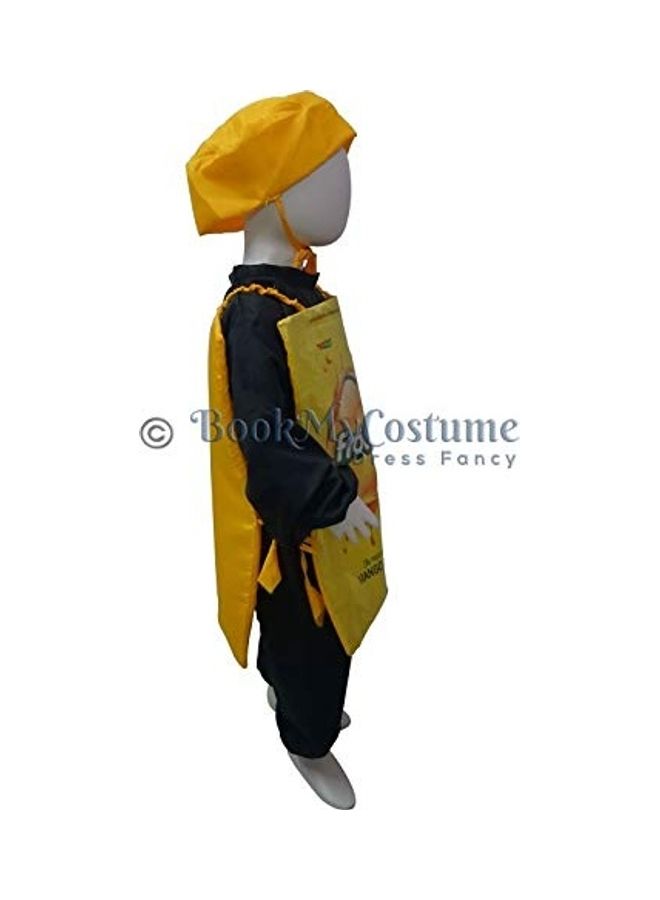 نيبمينينت BookMyCostume Frooti Mango Juice Drink Kids Fancy Dress Costume 3-4 Years, Black/Yellow 20 x 14 2inch - Image 3