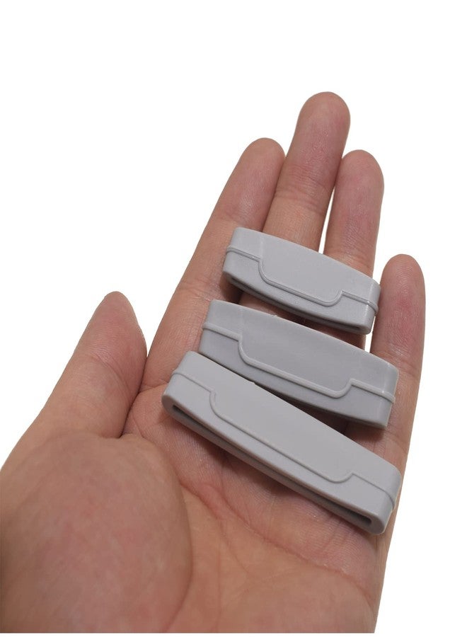 N.C 6pcs Toothpaste Tube Squeezer Dispenser 3 Sizes Plastic Rolling Toothpaste Clip for Bathroom（Gray, White） - Image 4