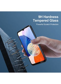O Ozone Pack Of 2 for Samsung Galaxy A14 5G / A14 Screen Protector 9H Hardness Full Coverage Screen Guard HD Ultra-thin Tempered Glass Screen Protector - Black  - Image 3