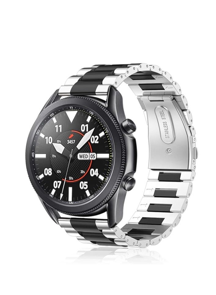 سوار بديل متوافق مع ساعة هواوي  سامسونج جالكسي 22 ملم ببنية من الستانلس ستيل الصلب فاينتي - Image 5